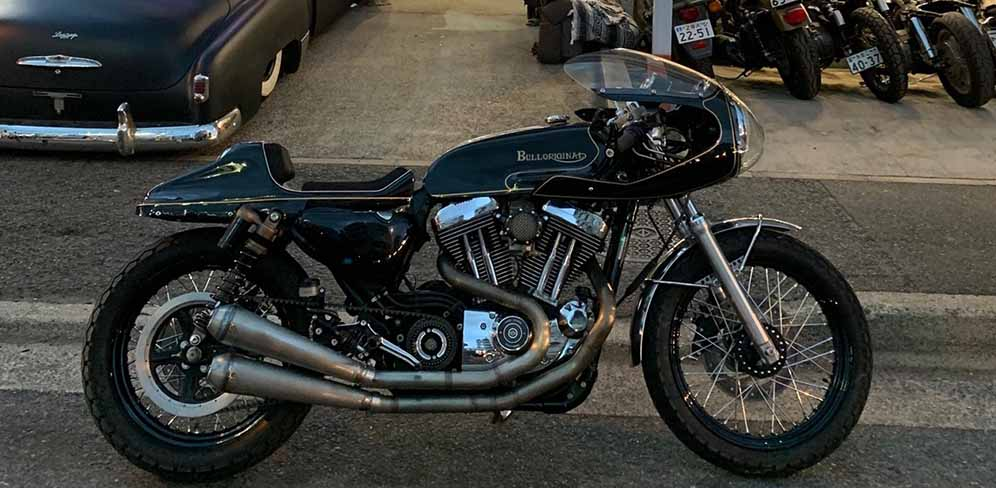 Harley Davidson Cafe Racer Bergaya Eropa